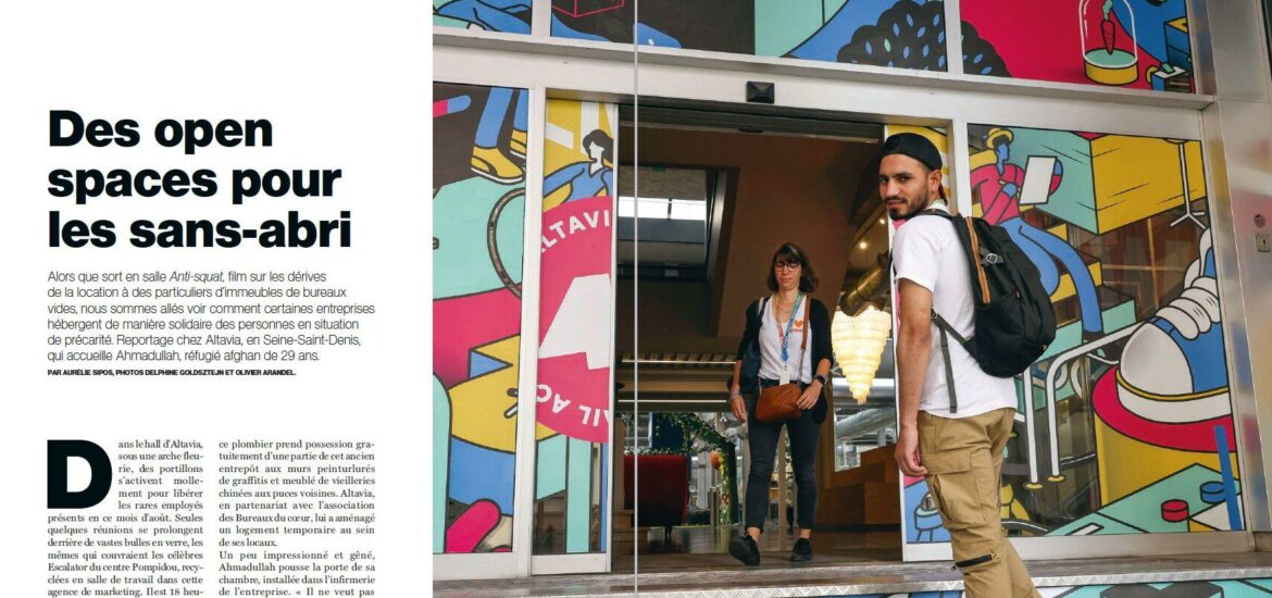 Solidarité : quand des entreprises hébergent des sans-abri dans leurs locaux