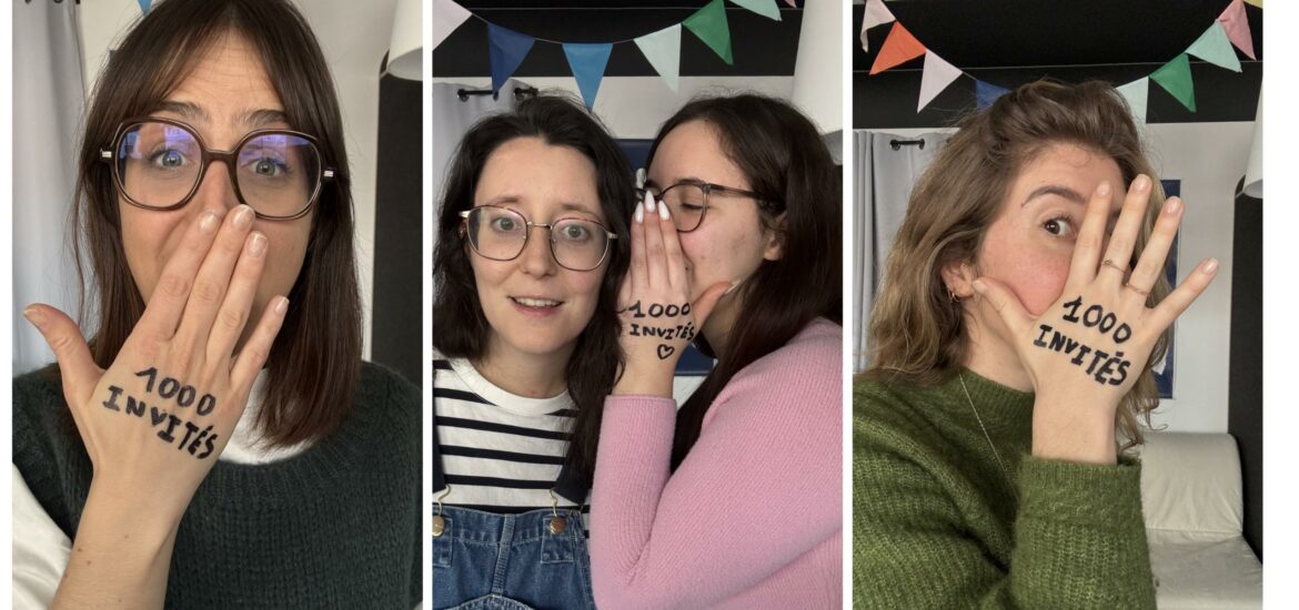 Cap des 1000 invité·es !
